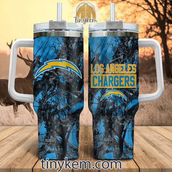 Los Angeles Chargers Realtree Hunting 40oz Tumbler