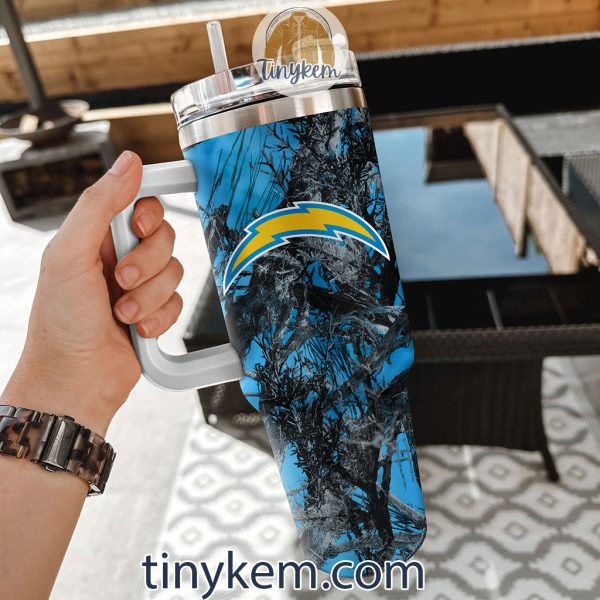 Los Angeles Chargers Realtree Hunting 40oz Tumbler