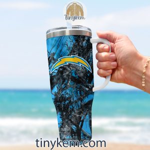 Los Angeles Chargers Realtree Hunting 40oz Tumbler2B3 Iau7K