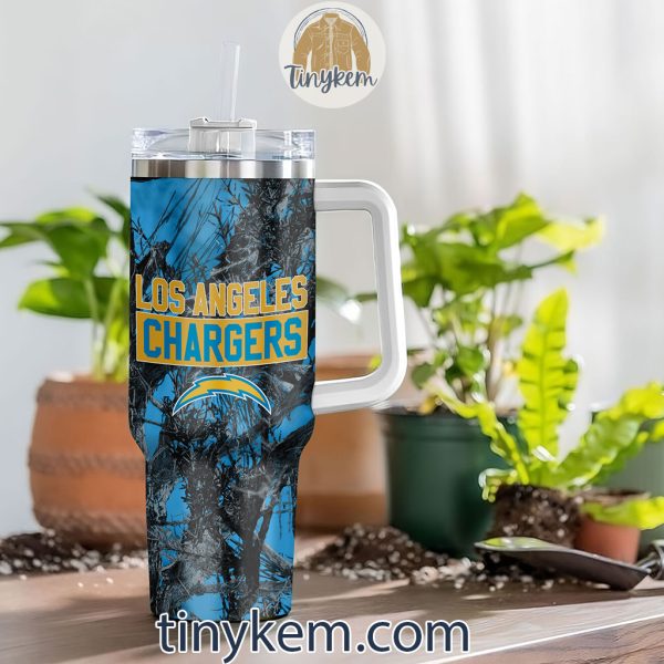 Los Angeles Chargers Realtree Hunting 40oz Tumbler