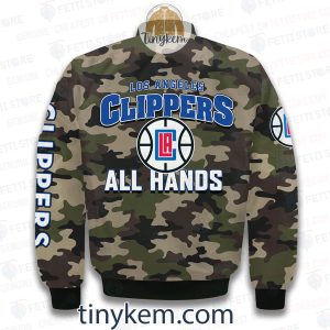 Los Angeles Clippers Military Camo Bomber Jacket2B3 r1abK