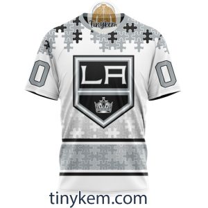 Los Angeles Kings Autism Awareness Customized Hoodie Tshirt Sweatshirt2B6 pk5nn