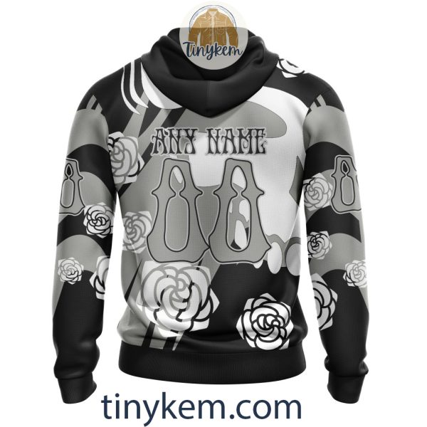 Los Angeles Kings Customized Hoodie, Tshirt With Gratefull Dead Skull Design