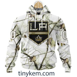 Los Angeles Kings Customized St.Patrick’s Day Design Vneck Long Sleeve Hockey Jersey