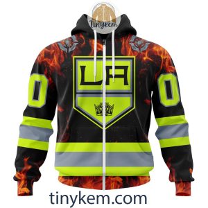 Los Angeles Kings Firefighters Customized Hoodie Tshirt Sweatshirt2B2 HjwpF