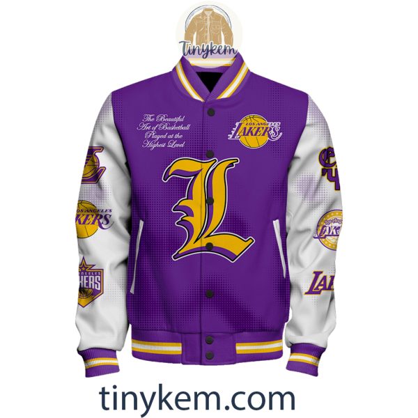 Los Angeles Lakers Baseball Jacket