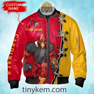 Louisville Cardinals Custom Name Bomber Jacket2B2 n0RiP