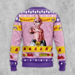 Majin Buu Dragon Ball Ugly Christmas Sweater2B3 F1fDG