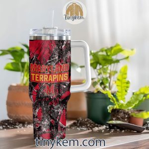 Maryland Terrapins Realtree Hunting 40oz Tumbler2B4 4H3De