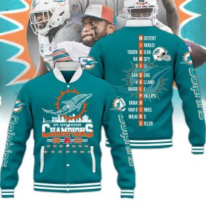 Miami Dolphins AFC Champions 2023 Baseball Jersey