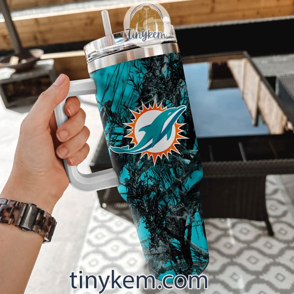 Miami Dolphins Realtree Hunting 40oz Tumbler