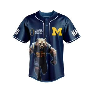 Michigan Rose Bowl 2024 Customized Baseball Jersey