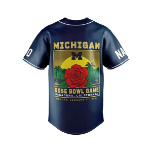 Michigan Rose Bowl 2024 Customized Baseball Jersey2B3 AAtdf