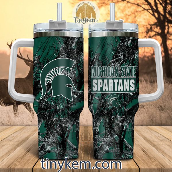 Michigan State Spartans Realtree Hunting 40oz Tumbler