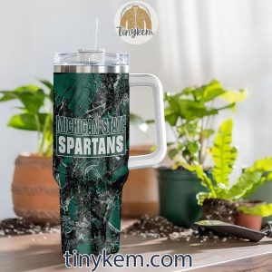 Michigan State Spartans Realtree Hunting 40oz Tumbler2B4 bOld2