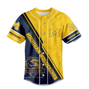 Michigan Wolverines Go Blue Baseball Jersey Hail To The Victors2B2 uKSnW
