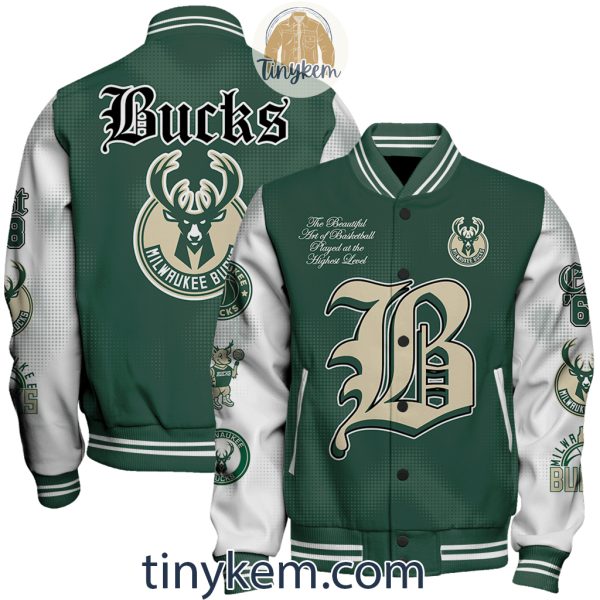Milwaukee Bucks Baseball Jacket