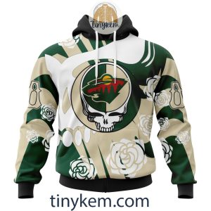 Minnesota Wild Camo Hockey V-neck Long Sleeve Jersey