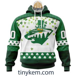 Minnesota Wild Hoodie, Tshirt With Personalized Design For St. Patrick Day