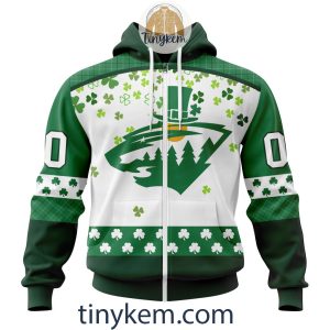 Minnesota Wild Hoodie Tshirt With Personalized Design For St Patrick Day2B2 Fyn8N