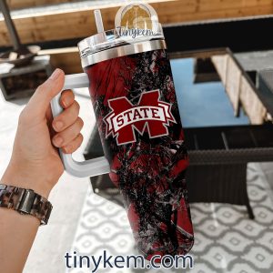 Mississippi State Bulldogs Realtree Hunting 40oz Tumbler