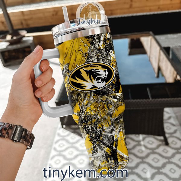 Missouri Tigers Realtree Hunting 40oz Tumbler