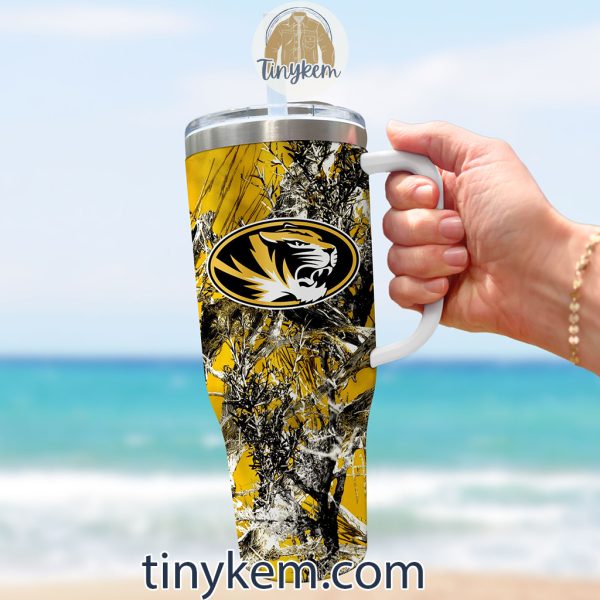 Missouri Tigers Realtree Hunting 40oz Tumbler