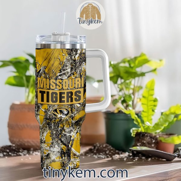 Missouri Tigers Realtree Hunting 40oz Tumbler