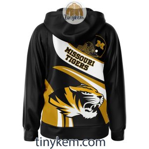 Missouri Tigers Zipper Hoodie With Simple Style Design2B3 CBGtg