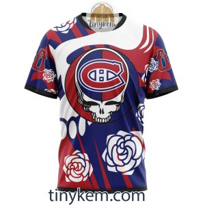 Montreal Canadiens Customized Hoodie Tshirt With Gratefull Dead Skull Design2B6 Zv0Wf