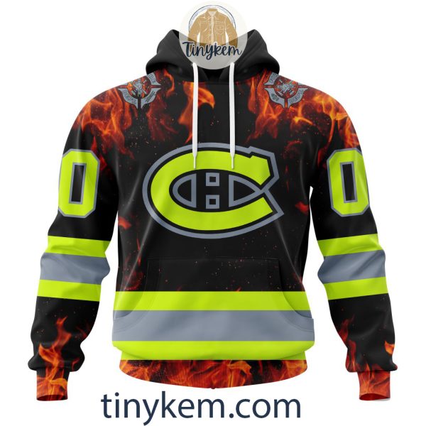 Montreal Canadiens Firefighters Customized Hoodie, Tshirt, Sweatshirt