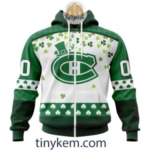 Montreal Canadiens Hoodie Tshirt With Personalized Design For St Patrick Day2B2 leJz0