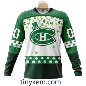 Montreal Canadiens Hoodie Tshirt With Personalized Design For St Patrick Day2B4 Jrd7z