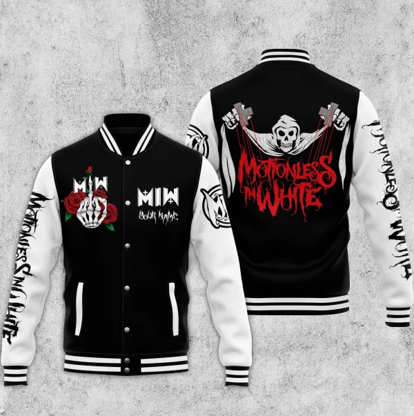 Motionless In White Customized Baseball Jacket