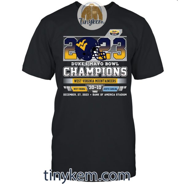Mountaineers Duke’s Mayo Bowl Champions 2023 Shirt