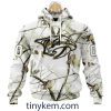 New Jersey Devils Customized Hoodie, Tshirt With White Winter Hunting Camo Design