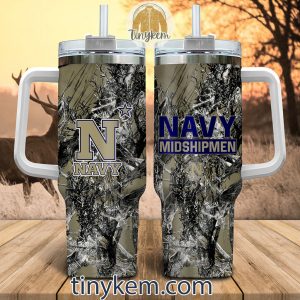 Navy Midshipmen Realtree Hunting 40oz Tumbler