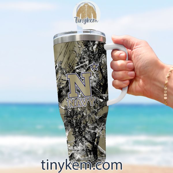 Navy Midshipmen Realtree Hunting 40oz Tumbler