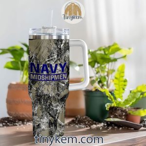 Navy Midshipmen Realtree Hunting 40oz Tumbler2B4 U2FlM