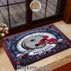 Mississippi State Bulldogs Stained Glass Design Doormat