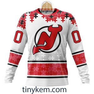 New Jersey Devils Autism Awareness Customized Hoodie Tshirt Sweatshirt2B4 3ZhGX