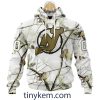 New York Islanders Customized Hoodie, Tshirt With White Winter Hunting Camo Design