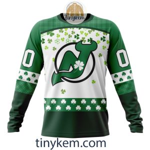 New Jersey Devils Hoodie Tshirt With Personalized Design For St Patrick Day2B4 EY5sX