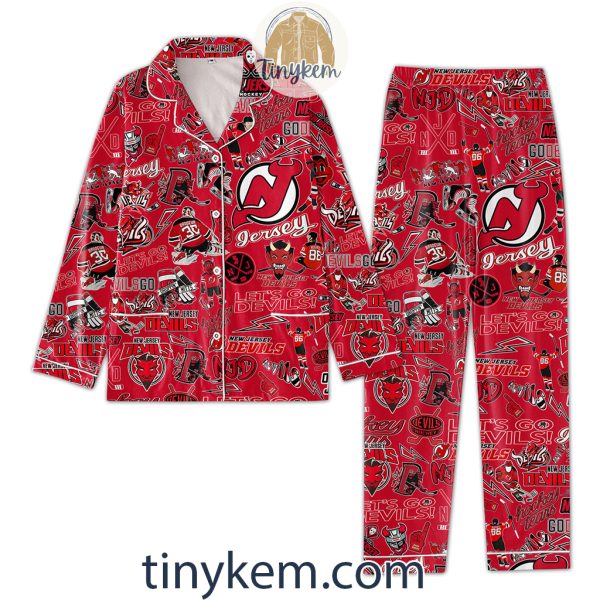 New Jersey Devils Icons Bundle Pajamas Set