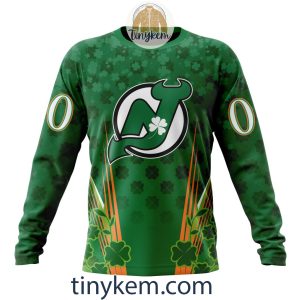 New Jersey Devils Shamrocks Customized Hoodie Tshirt Gift for St Patricks Day2B4 sdKw4