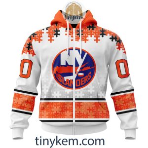 New York Islanders Autism Awareness Customized Hoodie Tshirt Sweatshirt2B2 3khhZ