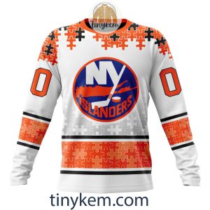 New York Islanders Autism Awareness Customized Hoodie Tshirt Sweatshirt2B4 Q2FCU