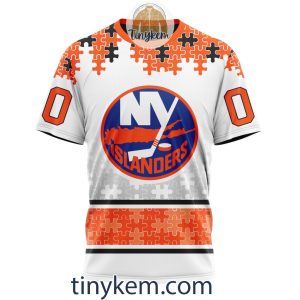 New York Islanders Autism Awareness Customized Hoodie Tshirt Sweatshirt2B6 UoKMM