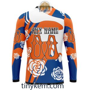 New York Islanders Customized Hoodie Tshirt With Gratefull Dead Skull Design2B5 D4aav