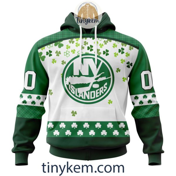 New York Islanders Hoodie, Tshirt With Personalized Design For St. Patrick Day